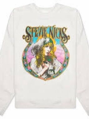 Stevie Nicks Graphic Crewneck Sweatshirt Size XL Rare Fleetwood Mac